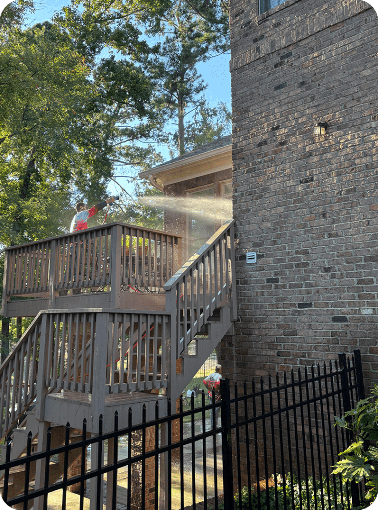 employee pressure washing 2