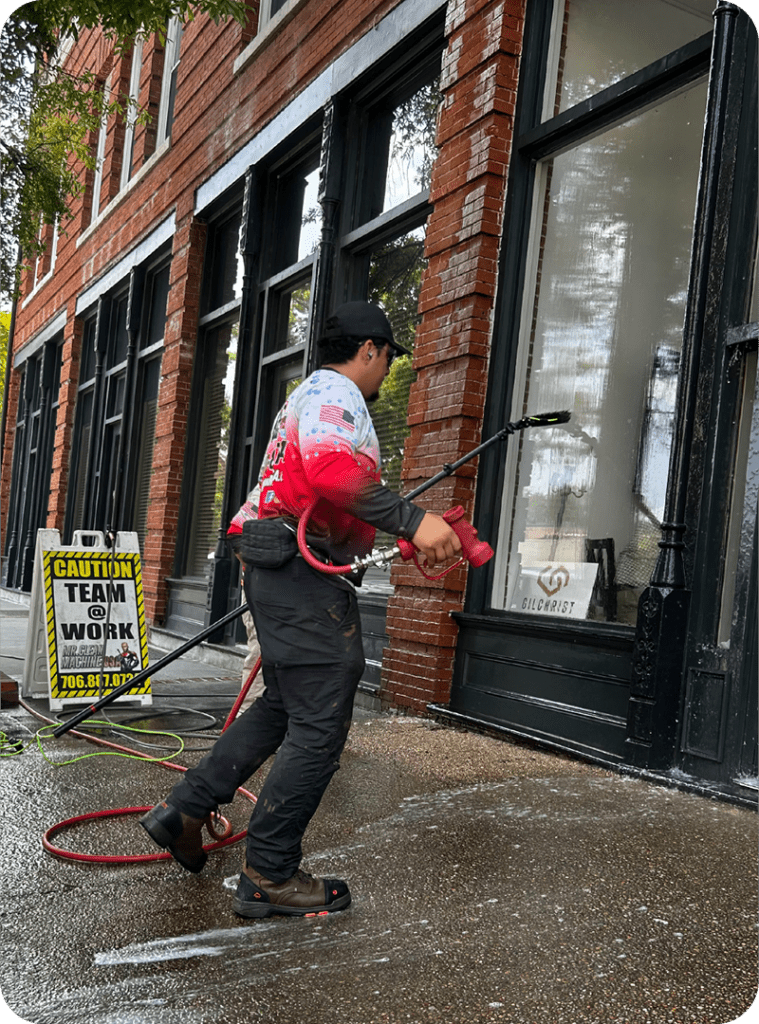 employee pressure washing 4
